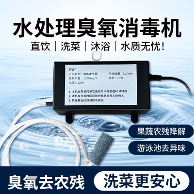 1000mg臭氧发生器多功能活氧杀菌消毒机水处理鱼缸家用果蔬消毒机