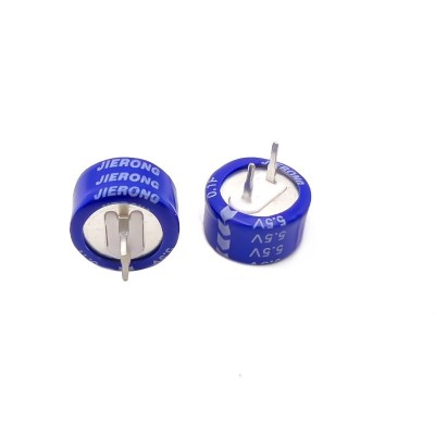 JIERONG 捷容 5.5V0.1F 超级法拉电容 13.3x7mm C型 纽扣式