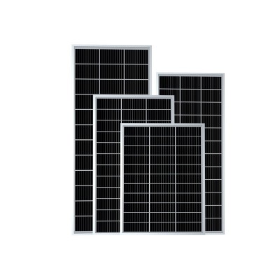 太阳能板20W-550W单晶太阳能发电板电池板光伏发电充电板18V家用