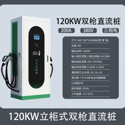 新能源电动汽车30/60/120kw直流快充电桩家用商用汽车充电桩厂家
